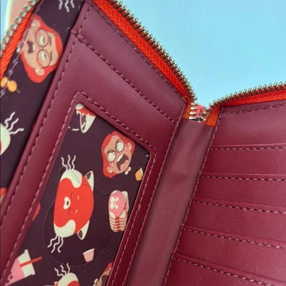 Loungefly Turning Red Disney Pixar Loungefly Wallet - NWT - Picture 11 of 17